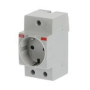 Розетка щитовая ABB M1175 2Р+N 16A на DIN-рейку