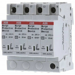 Ограничитель перенапряжения УЗИП ABB OVR T2 3N 40-275 P QS
