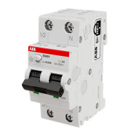 Дифавтомат ABB DS201 C16 AC30, хар-ка C 16A 30mA тип АС (2CSR255080R1164)
