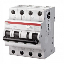 Дифавтомат ABB DS203NC C10 AC30, хар-ка C 10A 30mA тип АС (2CSR256040R1104)