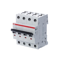 Автоматический выключатель ABB S204 С63 четырёхполюсный 63А