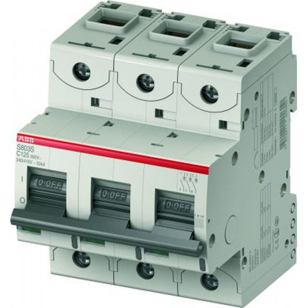 Автоматический выключатель ABB S803C C100 трёхполюсный 100А